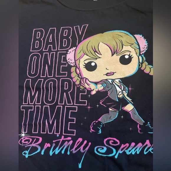 Funko Pop Brittney Spears Baby one more time large Tee shirt - Picture 2 of 4
